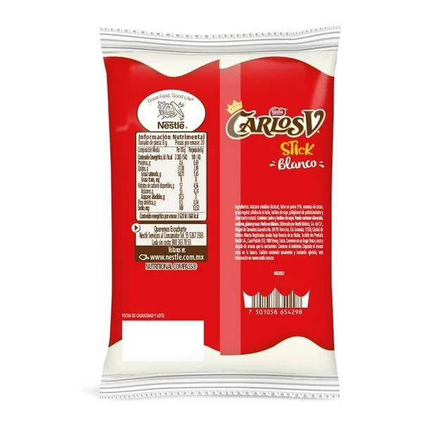 Carlos V Chocolate Blanco 20 Pack