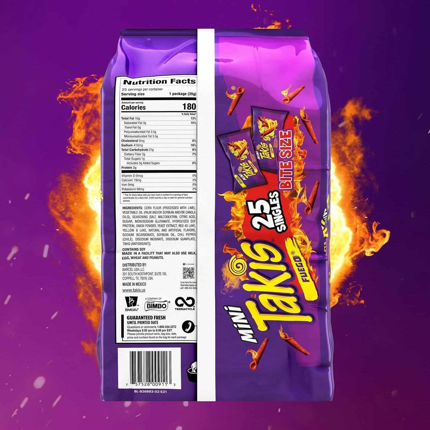 Mini Takis Fuego 25 Pack