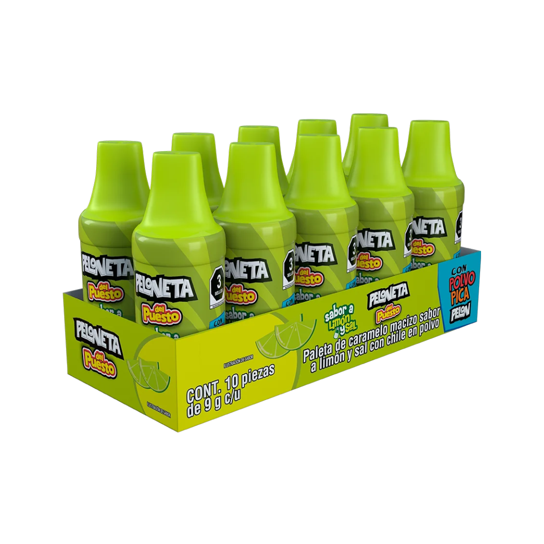 Peloneta Del Puesto Limón y Sal 10 Pack