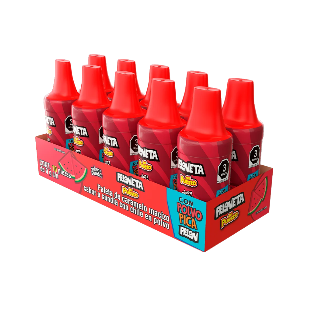 Peloneta Del Puesto Sandía 10 Pack