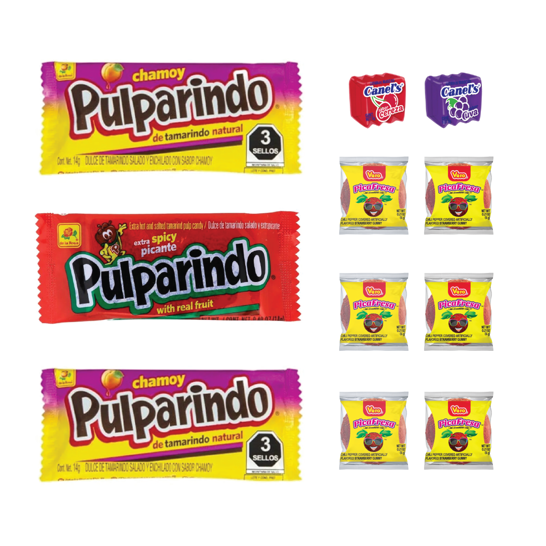 Large Mexican Candy Box - 45 Handpicked Mexican Candies