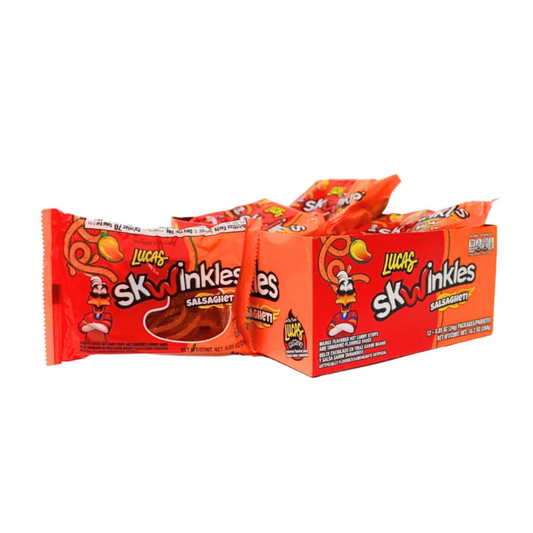 Lucas Skwinkles Salsagheti Mango 12 Pack