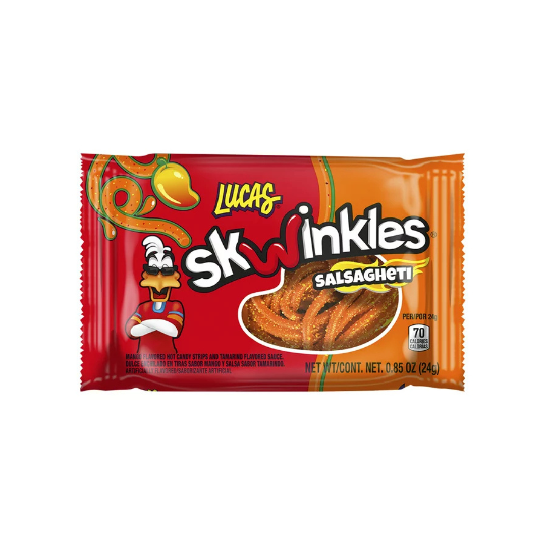 Lucas Skwinkles Salsagheti Mango 12 Pack