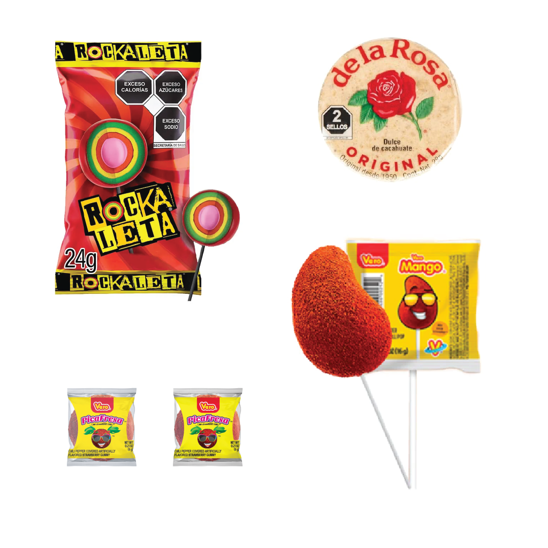 Small Mexican Candy Box – 20 Handpicked Mexican Candies